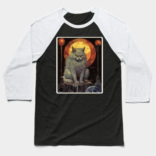 Angry cat Baseball T-Shirt